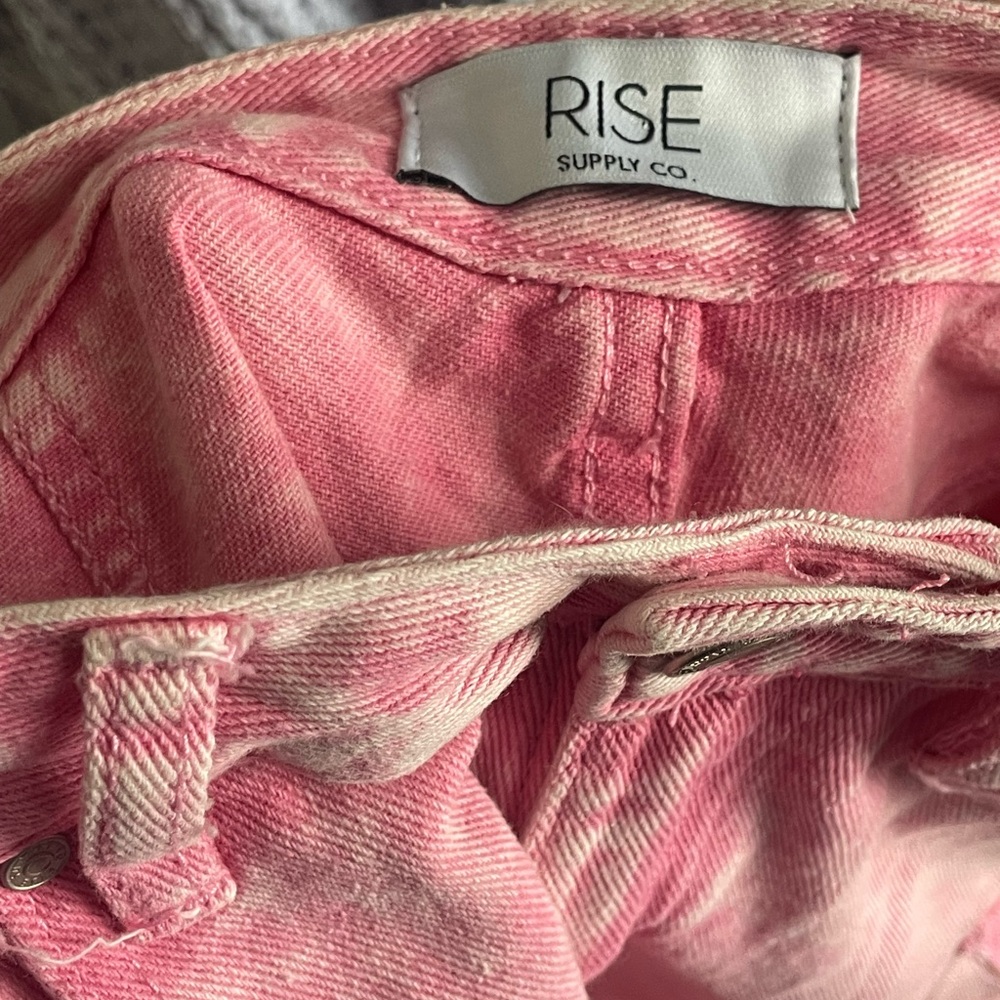 Pistols Bobbie Rise Pink Cargo Pants junior size 7 - Picture 8 of 9